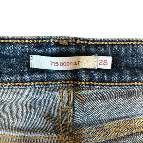Levi’s 715 Bootcut Blue Jeans Women’s 28 - Picture 2 of 11